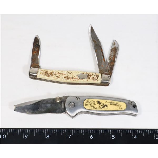TWO POCKET KNIVES