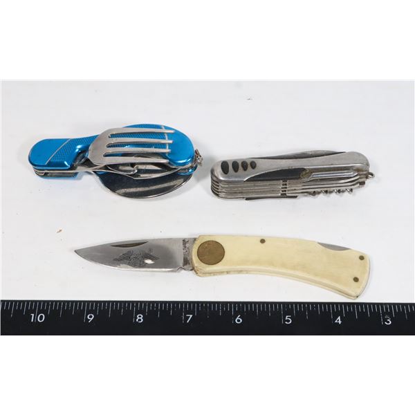 BUNDLE OF POCKET KNIVES/ MULTI TOOLS