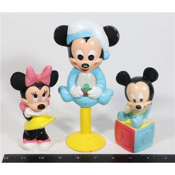 THREE VINTAGE DISNEY TOYS