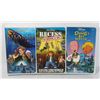 Image 1 : 3 WALT DISNEY VHS MOVIES. ATLANTIS THE LOST