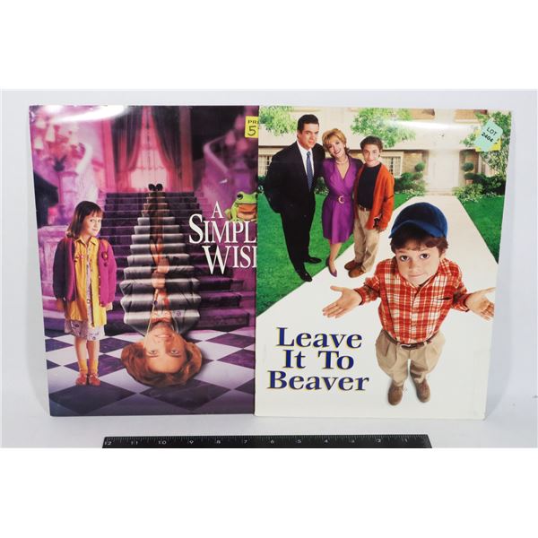 BUNDLE OF TWO PRESSBOOKS