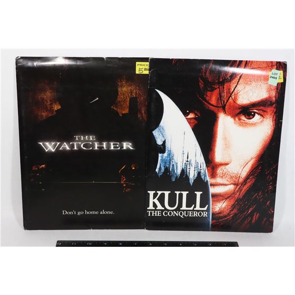 BUNDLE OF TWO PRESSBOOKS