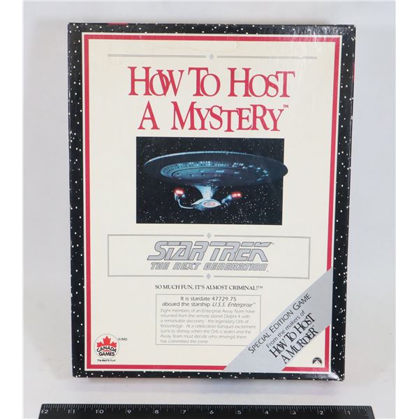 STAR TREK THE NEXT GENERATION HOW TO HOST