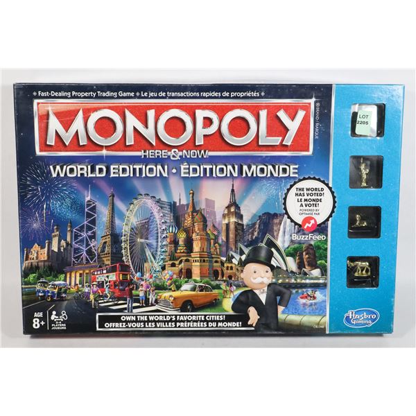 OPEN BOX HASBRO, PARKER BROTHERS WORLD EDITION