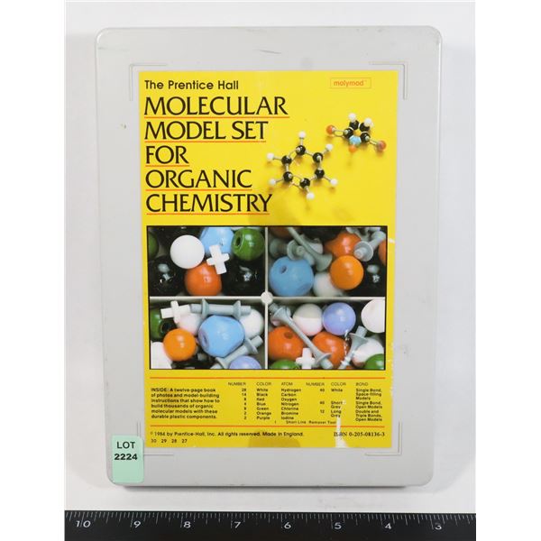 OPEN BOX 1984 THE PRENTICE HALL MOLECULAR MODEL