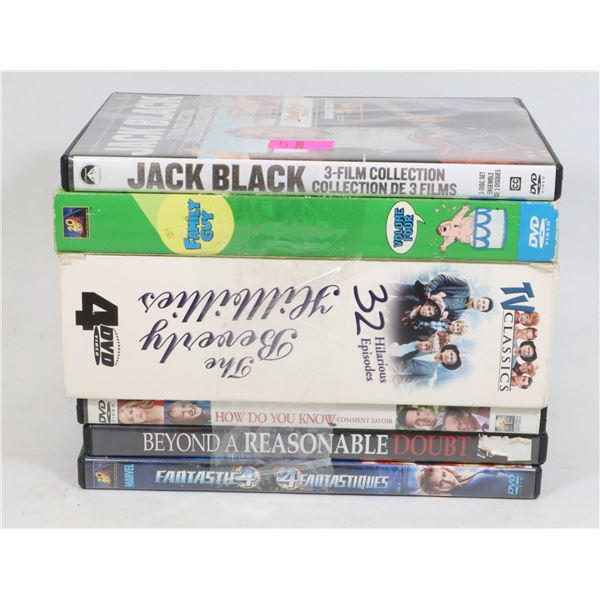 BUNDLE OF ASSORTED DVDS