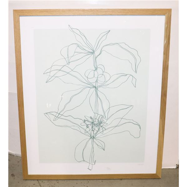 LARGE FRAMED ART PRINT, APPROX 38" X 32"