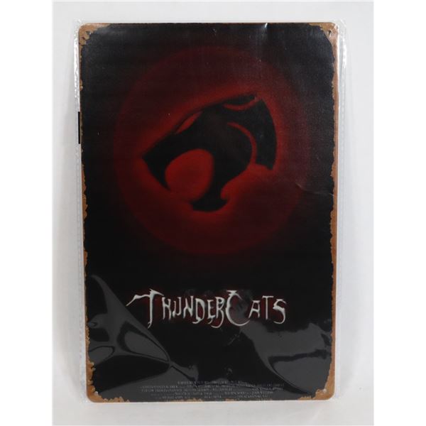 NEW REPLICA THUNDERCATS THEME METAL SIGN