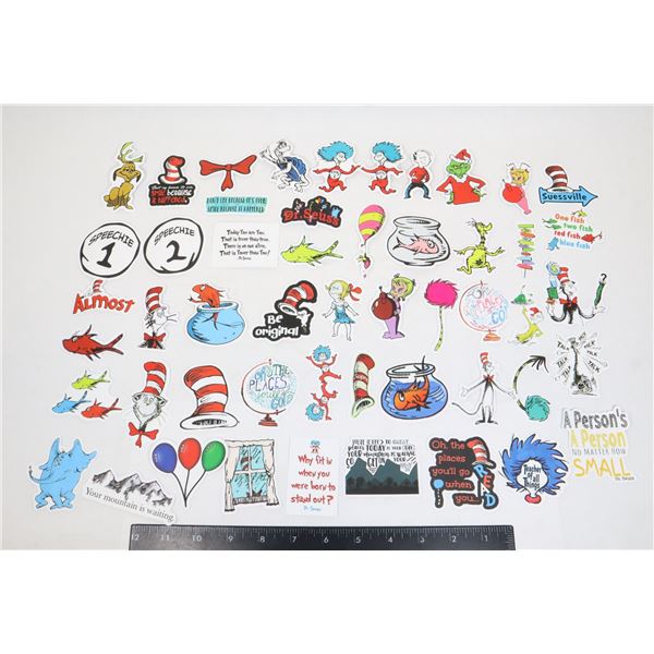 NEW 50PC DR. SUESS THEME STICKER SET
