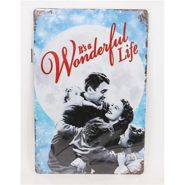 IT'S A WONDERFUL LIFE THEME BLACK AND WHITE METAL