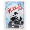 Image 1 : IT'S A WONDERFUL LIFE THEME BLACK AND WHITE METAL