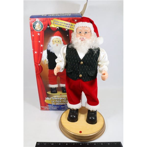 HIP SWINGING SANTA DECORATION