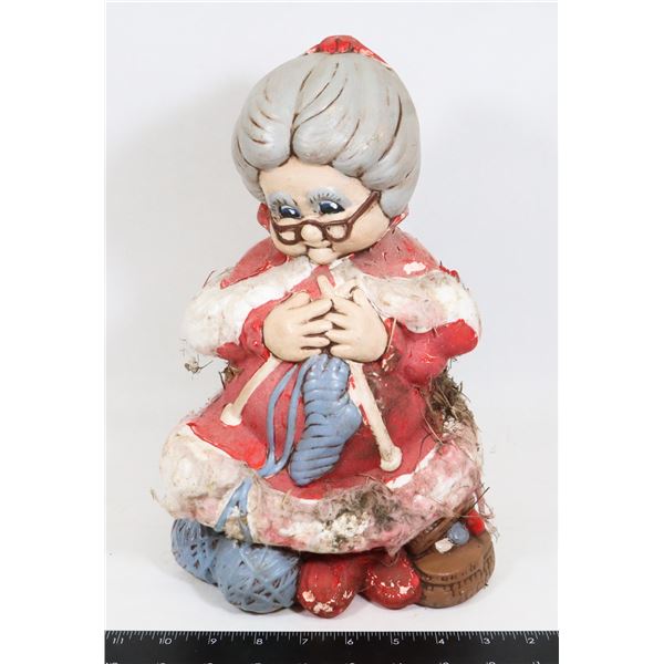 MRS. CLAUSE OUTSIDE ORNAMENT.