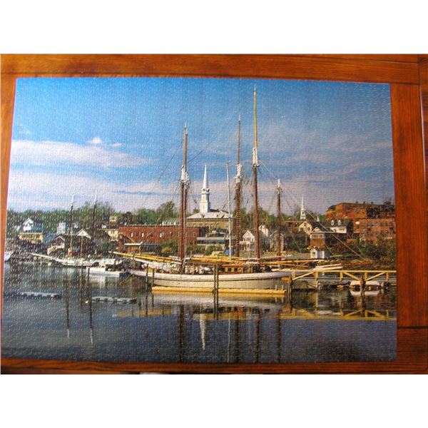 CAMDEN MAINE 2000PC PUZZLE, 100% COMPLETE