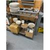 Image 1 : Kitchen shelf with plates/utensils