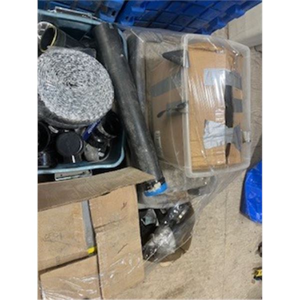 misc pallet of plumbing items