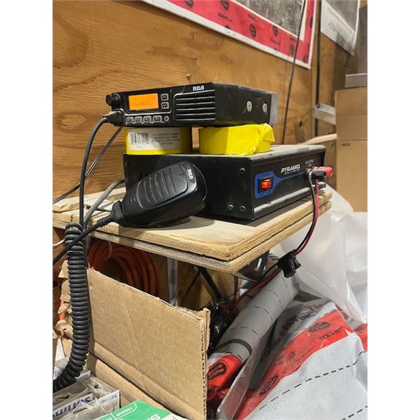Radio with base station