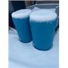 Image 1 : 2- empty plastice barrel - top cut open