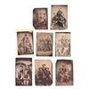 Image 1 : (8) Daguerreotype Collection of Unknown Cowboys