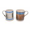 Image 1 : Two Antique English Mochaware Tankards