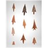 Image 1 : Collection Of Arrowheads (10)