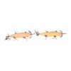 Image 2 : (2) Vintage Pfleuger Neverfail 5-Hook Minnow Lures