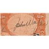 Image 3 : John Wayne Autographed Australian 10 Shilling Note