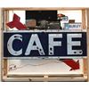 Image 10 : Cafe Neon Arrow Advertising Sign c.1950's