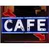 Image 1 : Cafe Neon Arrow Advertising Sign c.1950's