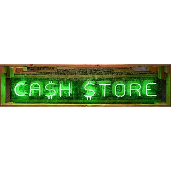 Cash Store Double-Sided Neon Sign