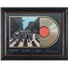 Image 1 : The Beatles Signed "Abbey Road" Gold LP Display