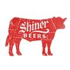 Image 1 : Shiner Beer Advertising Cow Tin Sign NOS