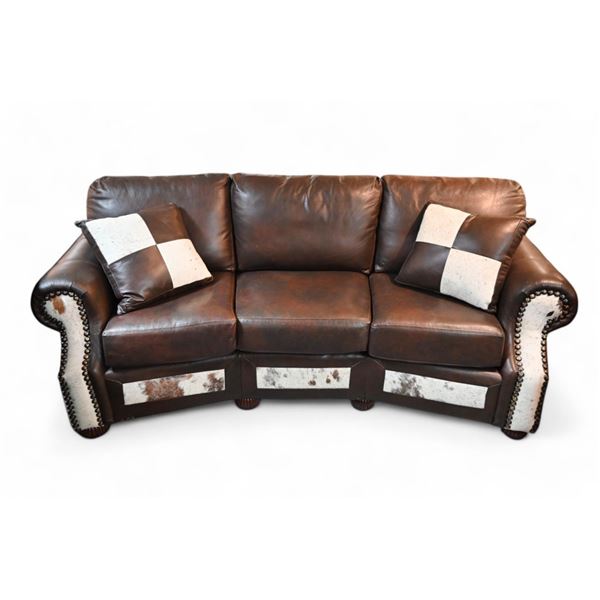 Cowhide & Leather Couch