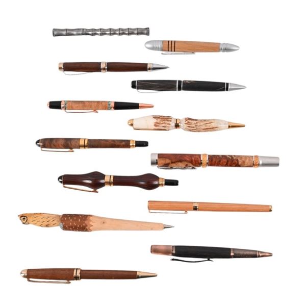 Collection of Handcrafted & Hand-Turned Pens