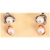 Image 2 : Mikimoto Pearl Earrings With Case