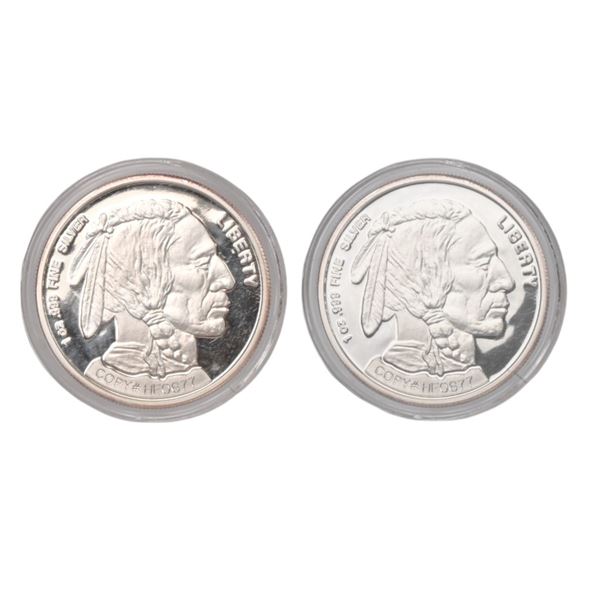 2001 Silver Buffalo 2 Coin Proof Set