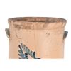 Image 2 : White Saltglaze Cobalt Bird Crock