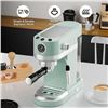 Image 7 : 1 Neretva Espresso Coffee Machine - Mint Green - 1.4L Tank - New