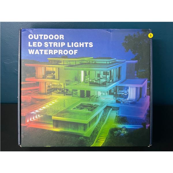 1 Ailbton Outdoor LED Waterproof Strip Light Kit - Long 200FT Length (60m) w/ Remote Control - NEW