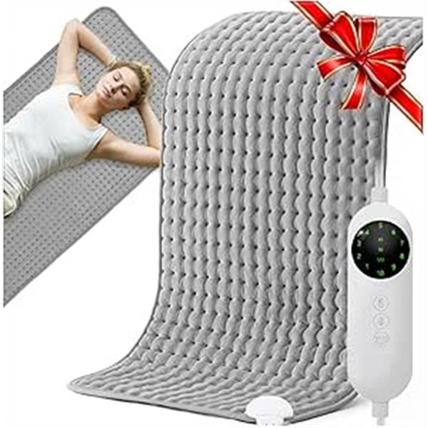 1 Tymall XX-Large Size Electric Body Heating Pad - 20" x 40" Size - Grey