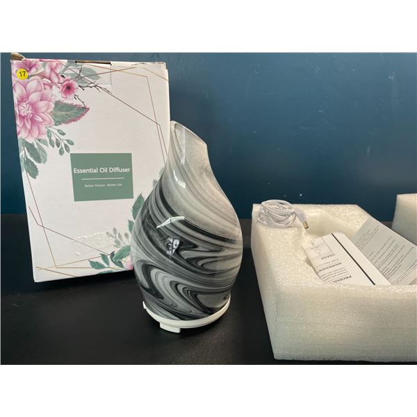 1 Aroma Diffuser/Essential Oil Diffuser Humidifier for Inside the Home - Grey Marble Design