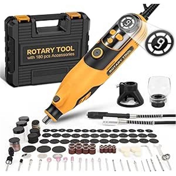 1 Electric Rotary Tool Kit with Accessories - Model: DM-130K - Brand New!