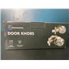 Image 3 : 1 Entry Locking Door Knob with Lock and Keys - Easy to Install - Brand New