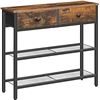 Image 1 : 1 Hoobro Narrow Console Table/Entry Table with 2 Drawers & Shelves - 29.5" x 29.5" - Brand New!