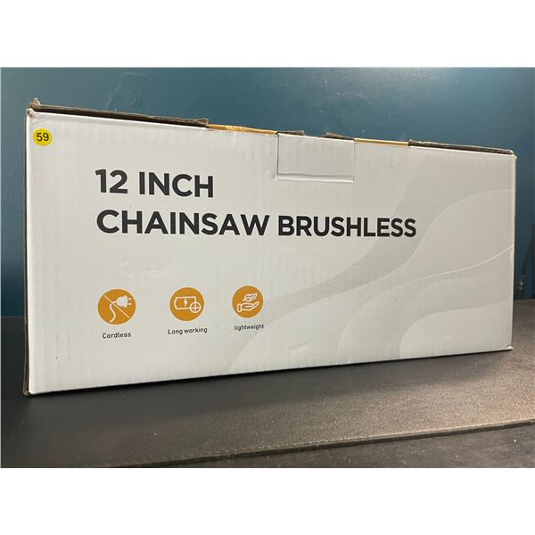 12-Inch Cordless Chainsaw Set - Brand New (Charger Not Included - Compatible with Dewalt Chargers)