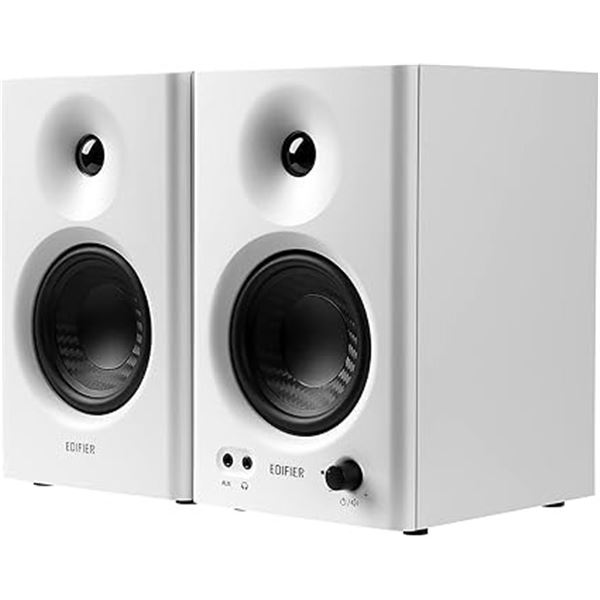Edifier MR4 Powered Studio Monitor Speakers - White (Pair) - Brand New!