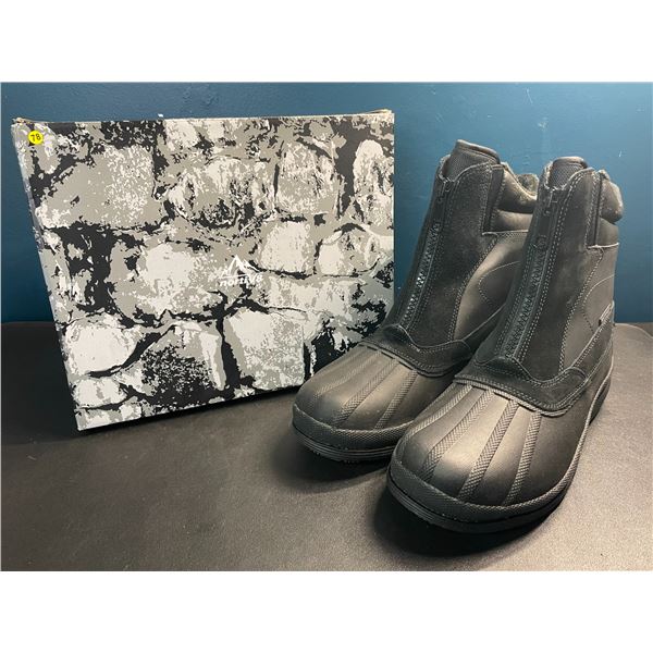 1 Pair of Nortiv8 Men's Waterproof Winter Snow Boots - Size 11 - Black