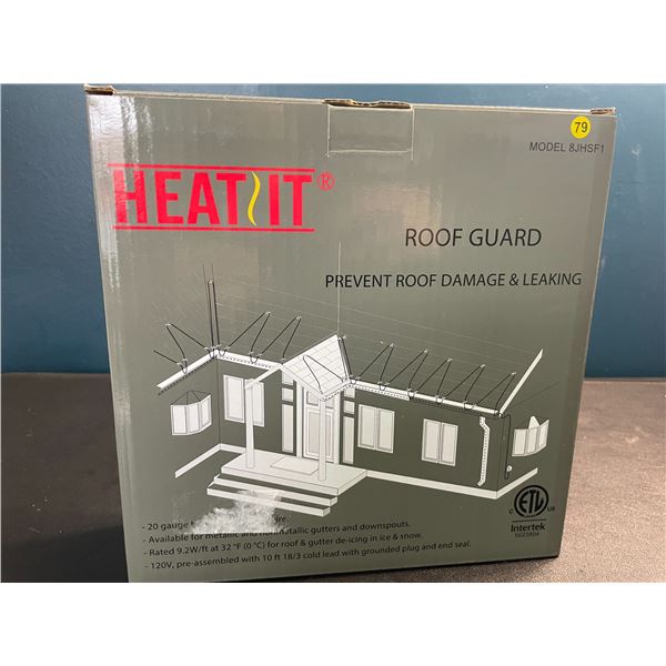 1 Heat-It Roof Guard Heating Cable Selection for Roof, Pipe & Gutter De-Icing - 50 Feet - New