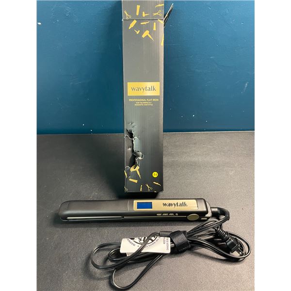 1 WavyTalk Professional Flat Iron/Hair Straightener - Brand New (Damaged Box)