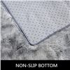 Image 2 : 1 Large Shaggy/Fuzzy Plush Soft Area Rug - 10Ft x 8FT - Light Grey - New